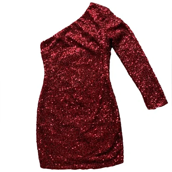 red sequin dress charlotte russe Red sequins Charlotte Russo vintage dress